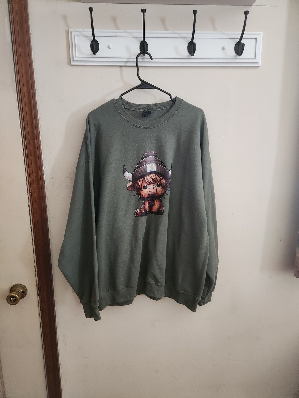 🎉 Highland Cow Carhart Themed Pullover
